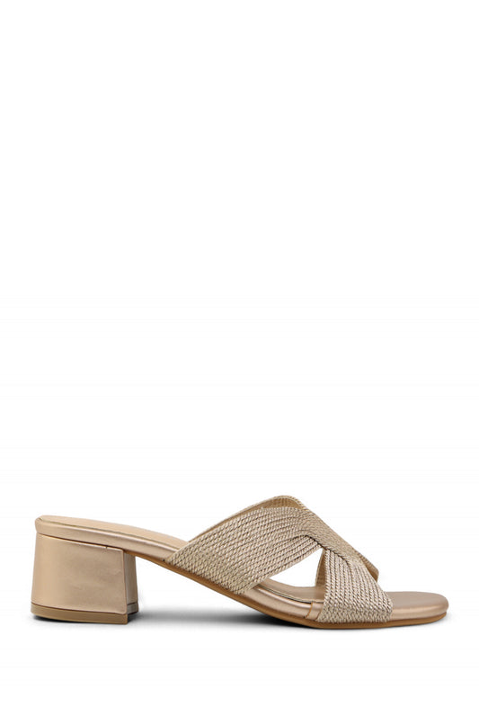 Sandales Mules Claire Champagne