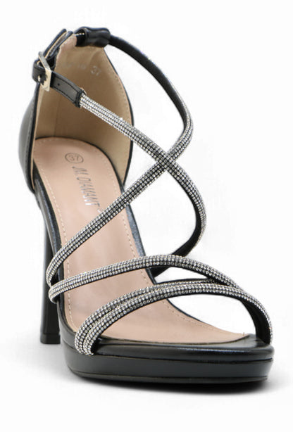 Sandales à Talons Hauts Audrey Argenté